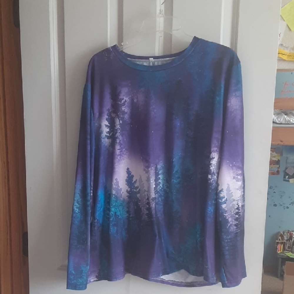 Temu Top With Trees